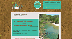 Desktop Screenshot of cabinsfrioriver.com